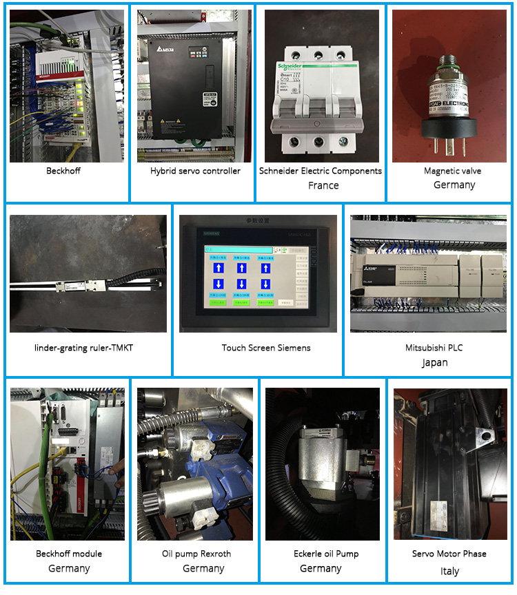 hydraulic press components