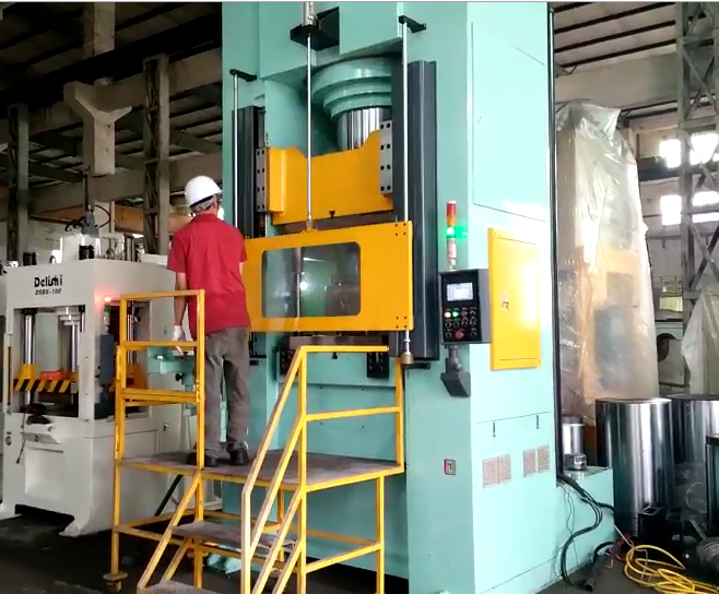 hydraulic press machine pressure test