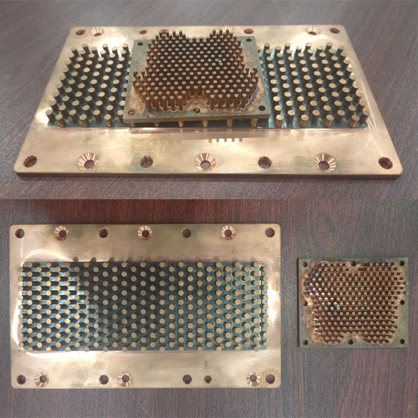 copper heat sink cold extrusion press